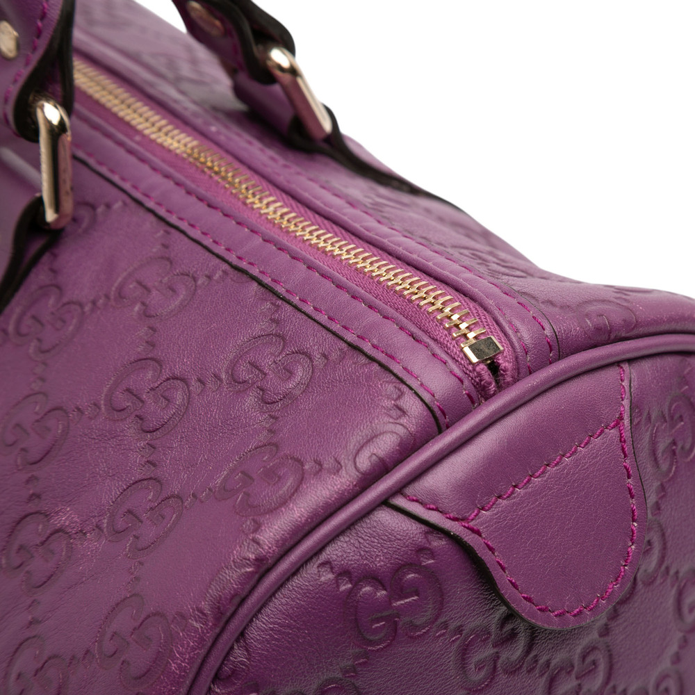 Pre-Loved Gucci Medium Guccissima Joy Boston Bag - Picture 7 of 11